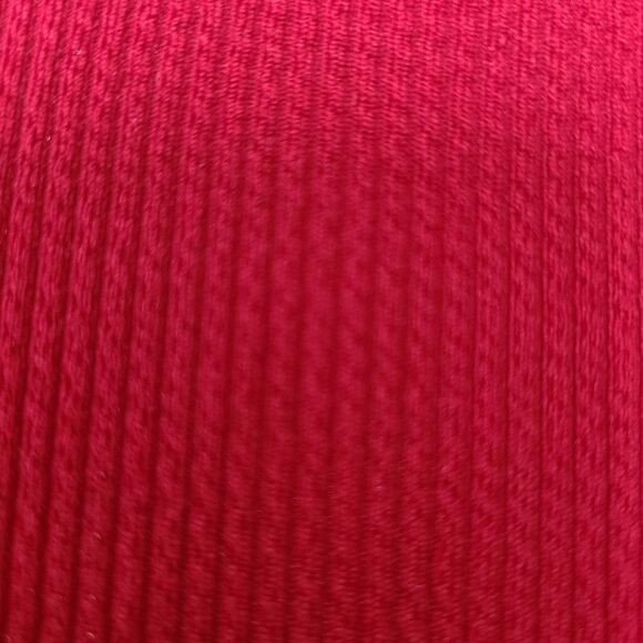 Zaful Dark Red Ribbed Bikini Top With Tie S - Picture 3 of 3